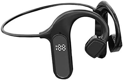Qonioi Vezeték nélküli Csont-Vezetési Fejhallgató Headset, Bluetooth 5.2 Nyitott Fejhallgató, Sport Fülhallgató, Beépített Mikrofon, Verejték