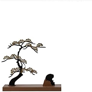 A Szobrot A Szobor Gyűjthető Figurák Modern Új Kínai Kreatív Vas Művészeti Fenyőfa Kézműves Beltéri Nappali Asztali Dekoráció