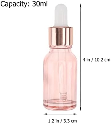 Healeved Terrárium Cseppentő Üveg 8db Újratölthető Cseppentő Üveg Üres Kozmetikai Minta Üveg Parfüm Konténerek Injekciós Üveget Folyékony Illat