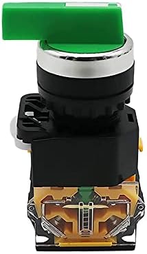 TWRQA 22mm Választó Gomb Rotary Switch Reteszelés Pillanatnyi 2NO 1NO1NC 2 3 helyezze DPST 10A 400V hálózati Kapcsoló BE/Ki
