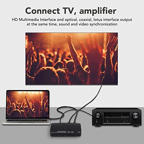 HD Média Felület Bluetooth Adó HD Media Interface Extractor 4K-60Hz RCA HDR TV