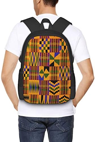 ASEELO Afrikai Törzsi, Etnikai Textúra Iskolai Hátizsák Nagy Főiskolai Hátizsák Alkalmi Bookbag Utazási Daypack, A Lányok, a Fiúk Tizenéves