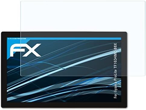 atFoliX Képernyő Védelem Film Kompatibilis Iiyama Prolite TF1634MC-B8X képernyővédő fólia, Ultra-Tiszta FX Védőfólia