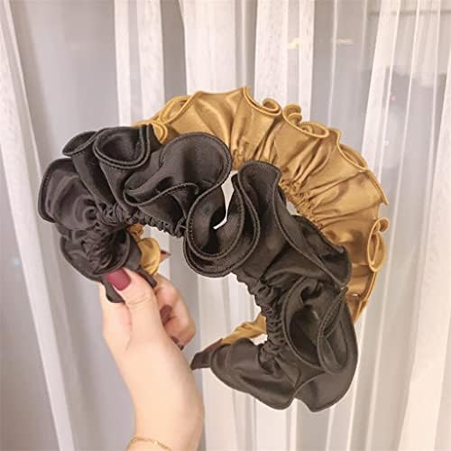 SEASD Nők Fejpánt Rakott Virág Hairband Turbánt Felnőtt Haj Karika (Szín : D, Méret : Univerzális Méret)