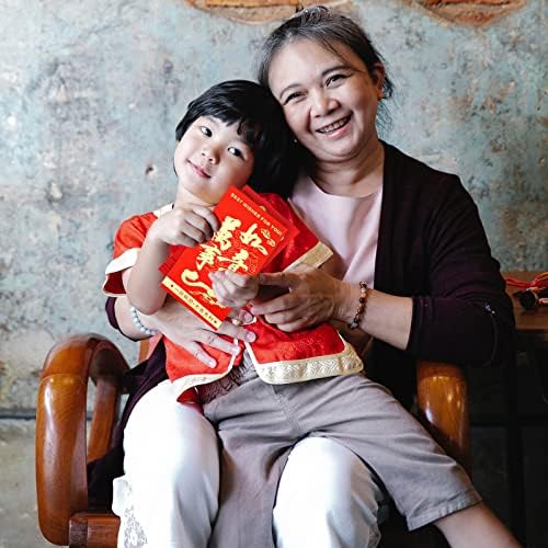 36 a Kínai Új Év a Vörös Borítékok Nagy Kínai Szerencse, Pénz Zsebek Esküvői Új Év Borítékok 2023 Nyúl Hong Bao Gyerekeknek