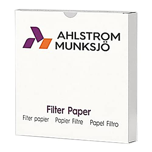 Ahlstrom 8613-0300 Cukor Vizsgálat Papír Szűrő, 4 Mikron, Közepes Áramlás Fokozatú 8613, 3cm Átmérő (Doboz 100)