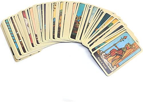 Delos Tarot 78 Tarot Kártya Pakli Kezdőknek Jelentése Rájuk, Normál Méretű Tarot Kártyák Beállítja a Kezdő társasjáték Kezdőknek&Szakértő