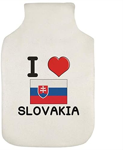 Azeeda 'Szeretem Szlovákia Meleg Víz Üveg Fedelét (HW00025877)