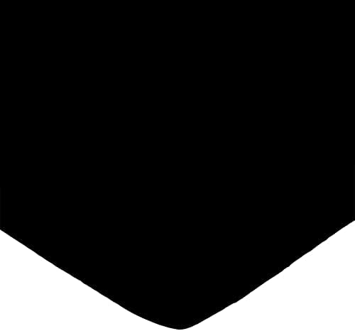 SheetWorld Pamut Extra Mély Felszerelt Hordozható Mini jegyzetfüzetet 24 x 38 x 5.5, Flanel - Fekete, Made in USA