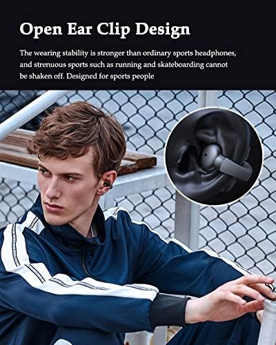 Vezeték nélküli Fül Klip csontvezetéses Fejhallgató, Bluetooth, Vezeték nélküli Klip Nyitva Ear Fülhallgató a Fülhorgot Earclip csontvezetéses
