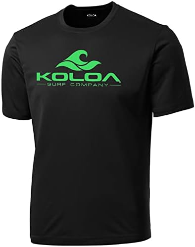 Koloa Surf Klasszikus Hullám Nedvesség Wicking Atlétikai Atlétikai Képzés Pólók