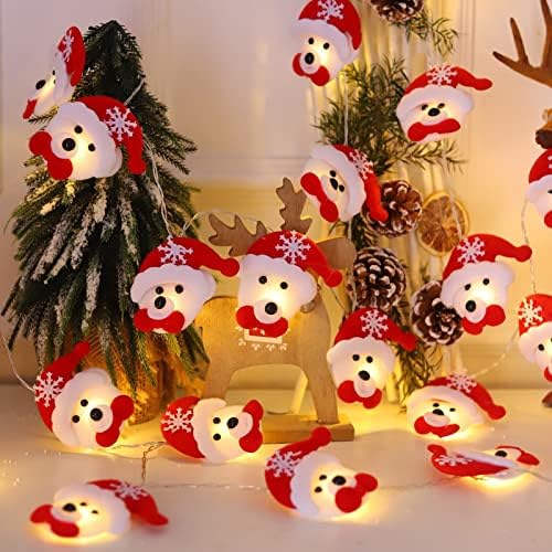 Karácsonyi Medve String Lámpa LED-es elemes Mese Lámpa Karácsonyi Téma Dekoráció Alkalmas Beltéri Esküvő, Születésnapi Party karácsonyfa