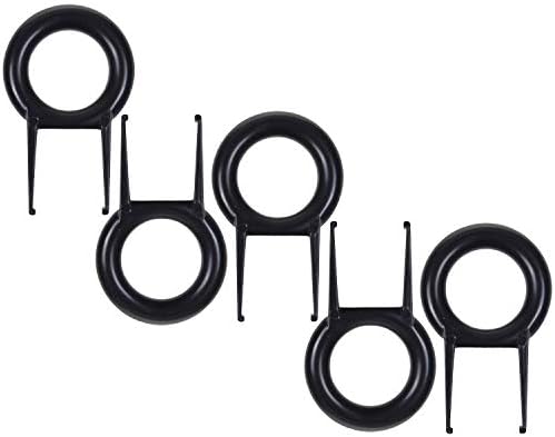 5Pack Fekete Színű Lekerekített Kulcs Lehúzó Keycap Lehúzó/Kulcs-Kap-Eltávolító Eszköz Mechanikus Billentyűzet
