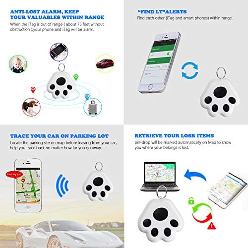 Bluetooth Nyomkövető kulcskereső Mancs GPS Tracker Vezeték nélküli kétirányú Helymeghatározó Eszközök, Kiegészítők, képkeret,