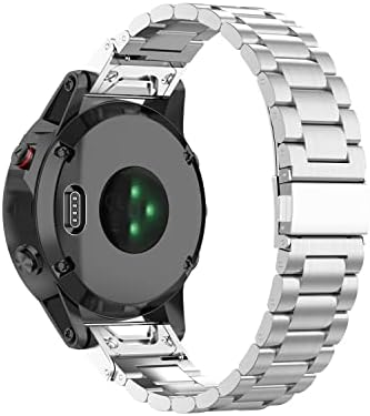 Gheper Fém Watchband Kompatibilis Garmin Fenix 7S/5S/Fenix 6S Gyorsan, Könnyen Illeszkednek Rozsdamentes Acél Karkötő Szíj Csere Fenix 7-ES/6-OS