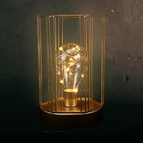 SOLUSTRE Légkör asztali Lámpa Vas Művészeti Világítás Lámpa Skandináv Stílus Éjszakai Fény Nincs Akkumulátor