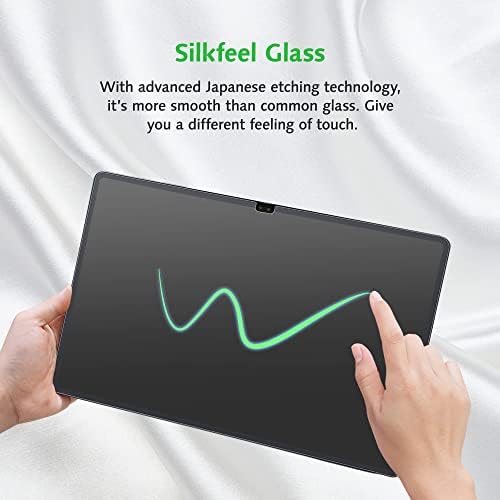 Bioton Silkfeel Üveg kijelző Védő fólia Kompatibilis a Samsung Galaxy Tab S8 Ultra 2022 14.6 Hüvelykes, Érintőképernyős, Mint a