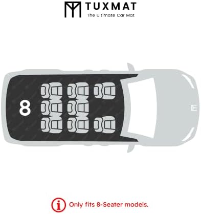 TuxMat - Kia Carnival 8-Üléses 2022-2024 Modellek - Egyéni autószőnyeg - Maximális Lefedettség, Mind az Időjárás, Lézer Mért