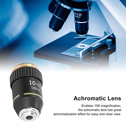 Cél Mikroszkóp Objektív remek akromatikus Objektív Tartozék Széles körű Alkalmazását Tökéletes Tiszta Kép Megtekintése
