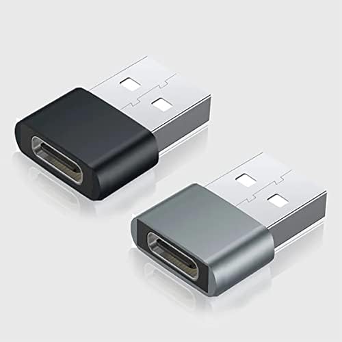USB-C Női USB Férfi Gyors Adapter Kompatibilis Az LG V35 Töltő, sync, OTG Eszközök, Mint a Billentyűzet, Egér, Zip, Gamepad, pd(2pack)