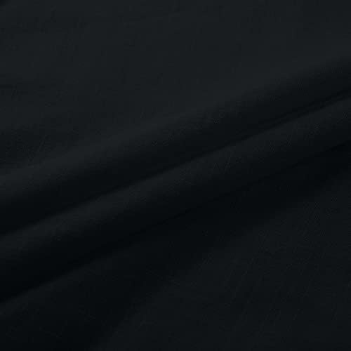 Női Pamut Ágynemű Tshirt Maximum Plus Size Divat Szilárd Tunika Póló, Alkalmi Laza Fit Kényelmes, 3/4-Es Ujjú Ing, Blúz