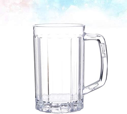DOITOOL 2db 500ML Átlátszó Sört Bögre Bögre Műanyag Sörös poharat pohárban Háztartási Víz-Kupa