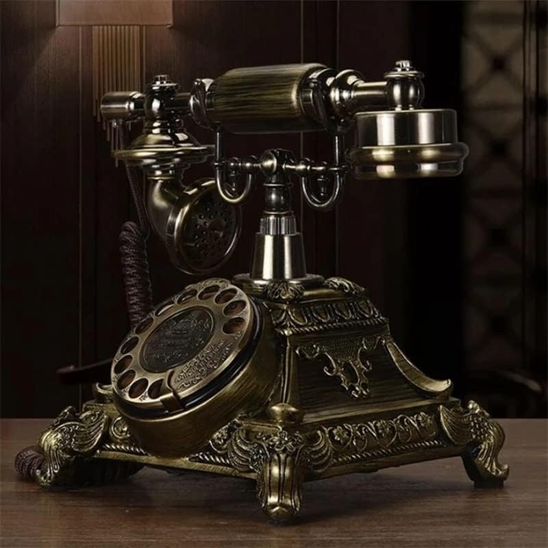 MXIAOXIA Európai Antik Forgó Tárcsa Régi Vezetékes Telefon Retro Haza Régi Divat Vezetékes Régimódi Vezetékes Telefon