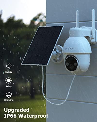 Rebluum Szolár Biztonsági Kamera Vezeték nélküli Kültéri (4Pack)