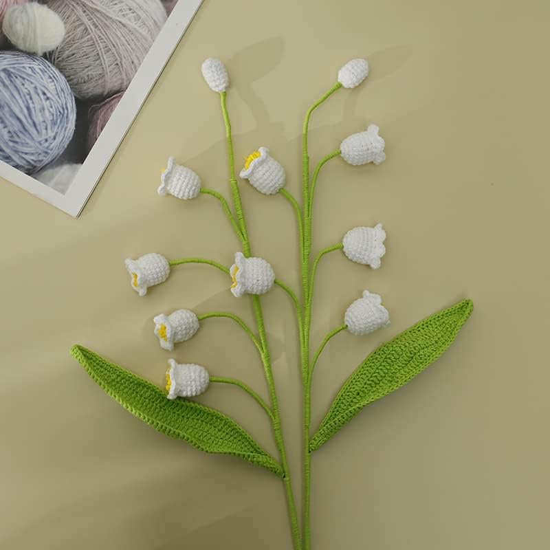 WENLII Kézzel készített Horog Szimuláció Virág Gyapjú Gyapjú Szövet Lumingland Virág Csomag High-end Kéz