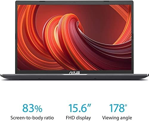ASUS VivoBook 15 Vékony, Könnyű 15.6 FHD Üzleti Laptop 2022, Intel Core i3-1005G1(Akár 3,4 GHz-es, ＞i5-8250U), Ujjlenyomat,