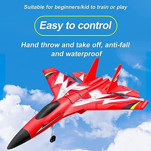 AFEBOO távirányítású Repülőgép - gyermekjátékok 2,4 Ghz-es, 2-Csatornás távirányítós Repülőgép, Rádió-távirányítású Repülőgép, Alkalmas Kezdők