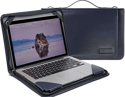 Broonel Kék Bőr Laptop Messenger Esetben - Kompatibilis Acer Aspire 5 A515-54G-542A Laptop 15.6