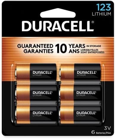 Duracell Fotó Elektron Lítium Akkumulátor DL123AB - 3 V Minden X 6 Csomag