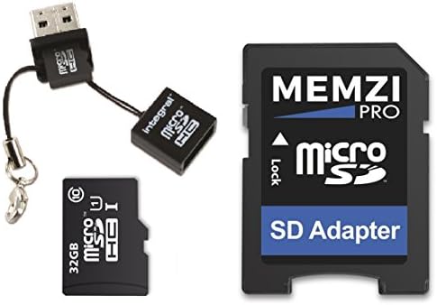 MEMZI PRO 32GB Class 10 90MB/s Micro SDHC Memória Kártya SD Adapterrel, valamint a Micro USB Olvasó ROAV Autó Dash Kamerák