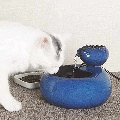 LumeCube Macska Szökőkút Szűrővel,Kerámia Pet ivókút a Kutya meg a Macska - Automatikus Pet Víz Adagoló Csendes Csúszásmentes