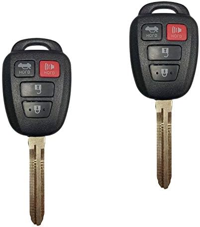 Csere 2014-2019 Toyota Highlander Kulcsnélküli Bejegyzés Távoli Autó kulcstartó GQ4-52T H CHIP;az AUTO GOMBOT, MAX (EGYSZERI)