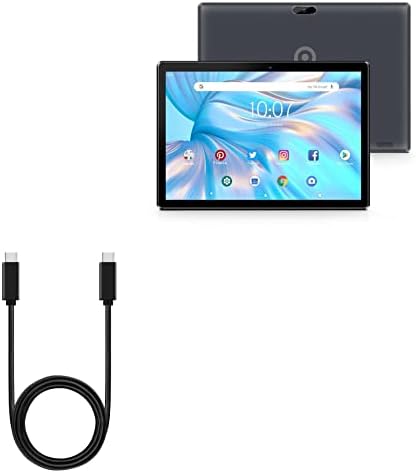 BoxWave Kábel Kompatibilis VASOUN Android 11 Tablet VS-MINKET-M30-as (10) - DirectSync PD-Kábel (3ft) - USB-C-USB-C (100W), C Típusú