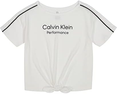 Calvin Klein Lányok Teljesítményét, Rövid Ujjú Nyakkendő Elülső Póló