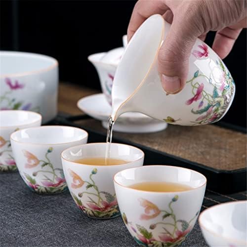 WIONC Fehér Porcelán Teás Szett Kerámia Kung Fu Teaset Porcelán Teáscsésze Szolgáltatás Gaiwan egy Csésze Tea Tea Szertartás Teáskanna