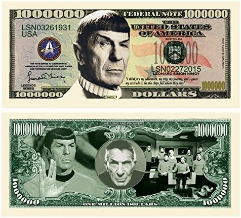Amerikai Művészet Klasszikus Leonard Nimoy Star Trek Spock Gyűjthető Millió Dollárt - a Legjobb Újdonság Emlék, a Rajongók