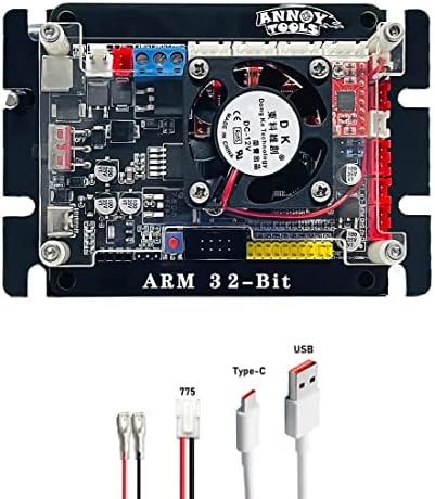 ANNOYTOOLS KAR 32-bit 3-Tengelyes CNC Vezérlő,GRBL 1.1 F USB Port Gravírozás CNC Gép Ellenőrző Testület Ventilátor Hűtés DRV8825