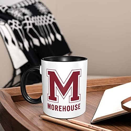 Morehouse Egyetemi Logó Nagy Kerámia Bögre, Nagy Csésze Tea Az Irodában, Otthon,Újrafelhasználható Csésze Kávé Vagy Tea