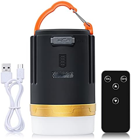 LED Kemping Lámpa apák Napja, USB Újratölthető Kemping Lámpás, 4800mAh 3 Fény Mód,IPx6 Vízálló Elemlámpa a Kemping/Halászat/Vész/Hordozható