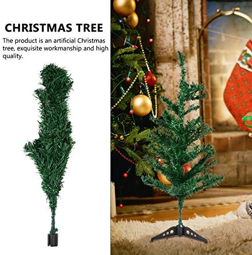 TOYANDONA 60cm Mesterséges karácsonyfa Modell Táblázat Kijelző karácsonyfa Díszítő Figura Zöld Fa, Tündér Kert, Táj Dísz,