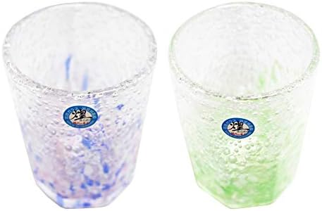 Kirakobo Nyolcszögletű Szemüveg (Kék/Rózsaszín, Zöld), φ3.0 cm (7,5 cm), Tenger, Buborékok, 2 darabos Csomag