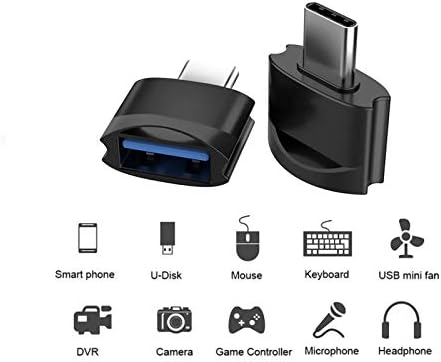 USB-C Női Férfi Adapter (2pack) Kompatibilis A Samsung Galaxy Könyv 10.6-es OTG a C-Típusú Töltő Bővítő Eszközök Billentyűzet,