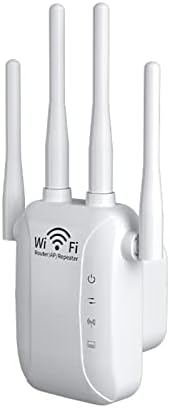 WiFi Extender Jelerősítő, 2023 Release1200m Négy-Antenna, Kétsávos Vezeték Nélküli Átjátszó WiFi Jel Erősítő-A-Wall-Router Power-Off