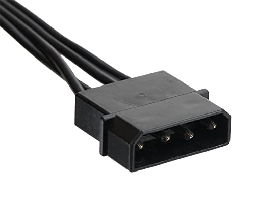 GOURIDE 4 tűs IDE 1 5 SATA 15Pin Merevlemez Tápegység Elosztó kábel Kábel DIY PC Sever 4-pin-15-pin Hatalom 60CM（1pack）