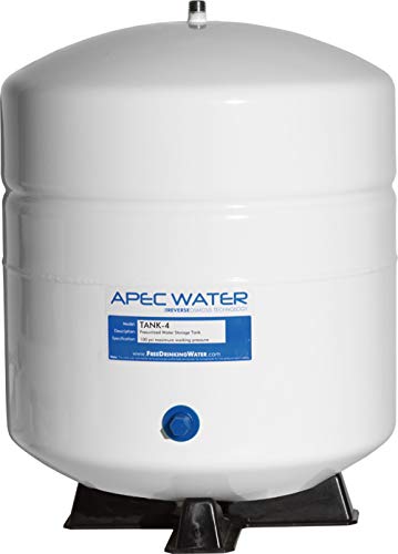APEC-Víz Rendszerek TANK-4 4 Gallon Lakossági Előtti Nyomás alatt Fordított Ozmózis Víz Tároló Tartály,Fehér