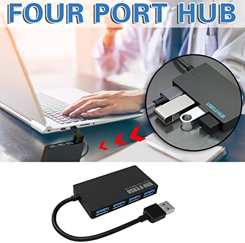 Hi-Speed 4 Port USB 3.0 Multi Hub Elosztó Bővítő Asztali Pc Laptop Adapter CC3